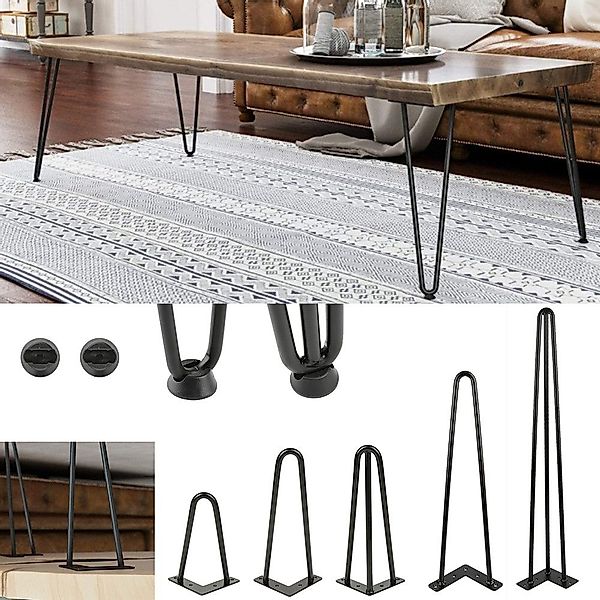 JEOBEST Bücherregal Hairpin Legs,Haarnadelbeine,Hairpin Legs Austauschbare günstig online kaufen