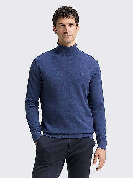 TOM TAILOR Strickpullover Pullover & Strickjacken Rollkragenpullover aus Ba günstig online kaufen