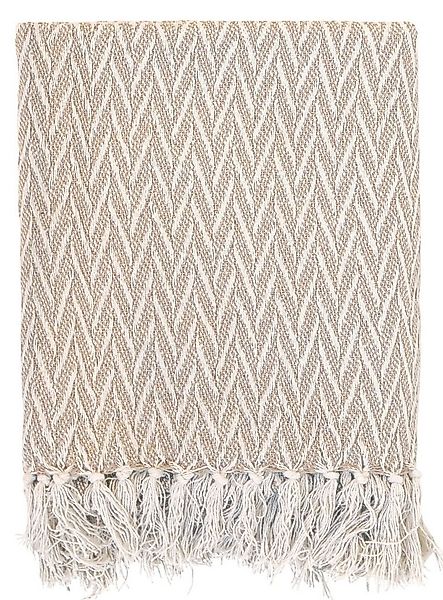 Wohndecke Chic Antique Decke Plaid Kuscheldecke Wohndecke 150x130cm Muster, günstig online kaufen