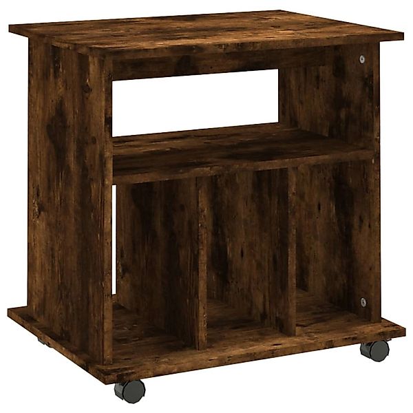 Vidaxl Rollschrank Räuchereiche 60x45x60 Cm Holzwerkstoff günstig online kaufen