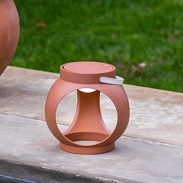 LED Akku Tischleuchte Candela in Terracotta 3W 290lm IP66 günstig online kaufen