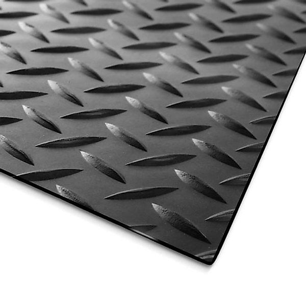 KARAT Gummiläufer Tränenblech-Struktur Universal Gummimatte Rutschfest 150 günstig online kaufen