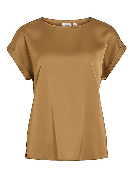 Vila Kurzarmshirt VIELLETTE S/S SATIN TOP günstig online kaufen