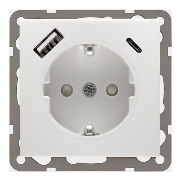 Peha Steckdose mit USB Ladegerät rws D 6511.02 SI CA - 00243951 günstig online kaufen