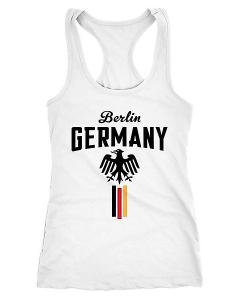 MoonWorks Tanktop Damen WM Tanktop Fan-Shirt Deutschland Fußball Weltmeiste günstig online kaufen