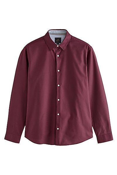 Next Langarmhemd Langärmeliges Slim Fit Oxfordhemd günstig online kaufen