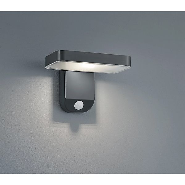 Trio LED-Außenwandleuchte Esquel mit Solarmodul Anthrazit günstig online kaufen