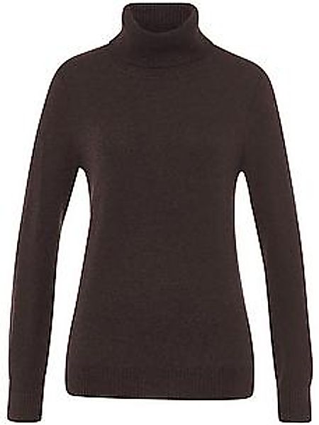 Rollkragen-Pullover aus 100% Premium-Kaschmir Peter Hahn braun günstig online kaufen