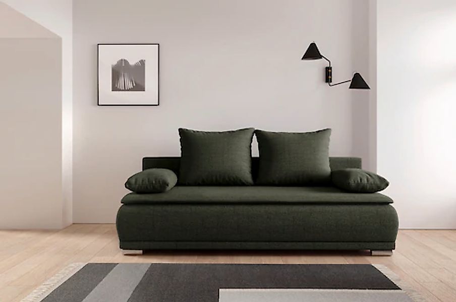 WERK2 Schlafsofa »Biggi, komfortabel und elegant, Breite 206cm,«, 2-Sitzer günstig online kaufen