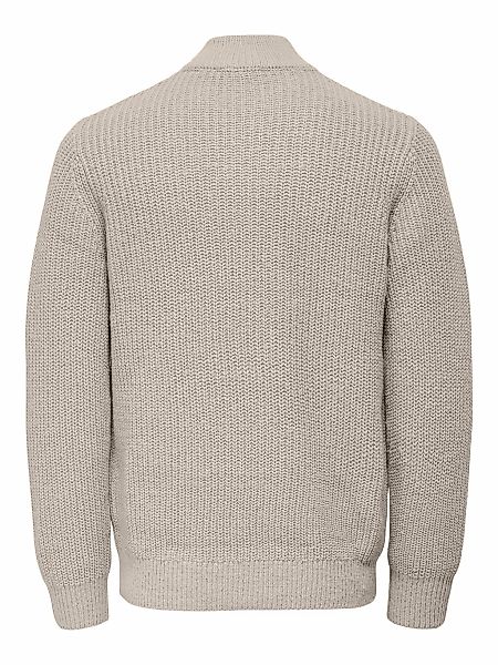 ONLY & SONS Troyer "ONSROLF REG HALF ZIP NECK KNIT - OTL" günstig online kaufen