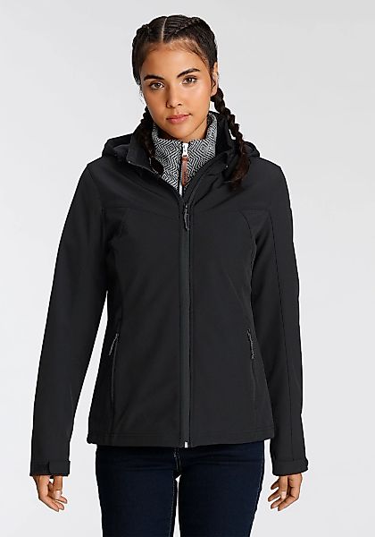 Icepeak Softshelljacke "ICEPEAK BRENHAM" 1 Stk. tlg. mit Kapuze Winddicht & günstig online kaufen