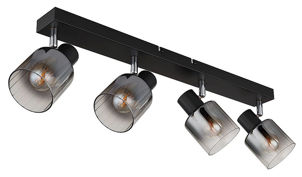 NOWA Deckenstrahler JACK, ohne Leuchtmittel, Deckenspot, Glas, Wohnzimmer, günstig online kaufen