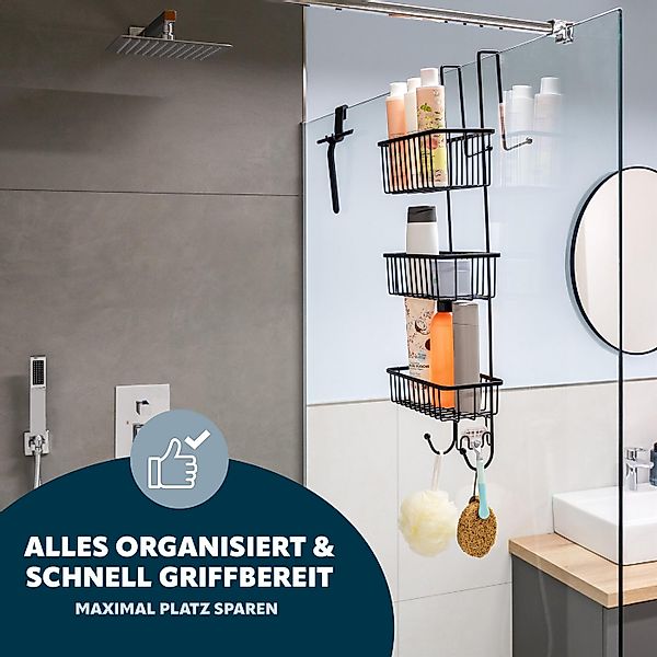 bremermann Duschregal zum Einhängen, 3 Körbe, 1-tlg. günstig online kaufen