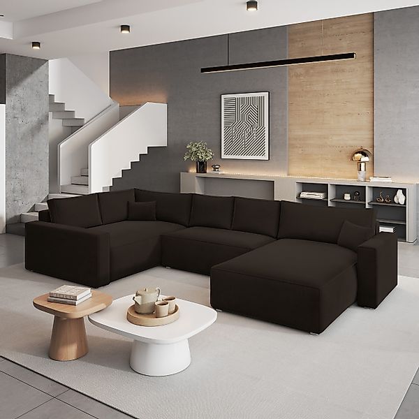 Masseno Ecksofa VELAMI mit Schlaffunktion U-Form, günstig online kaufen