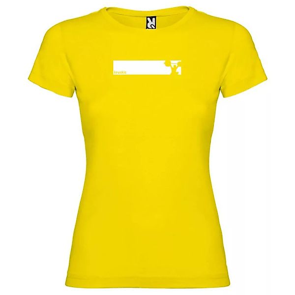 Kruskis Train Frame Kurzärmeliges T-shirt M Yellow günstig online kaufen