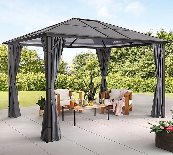 KONIFERA Pavillon Aruba 2.0, mit 4 Seitenteilen, Gestell aus Aluminium, Dac günstig online kaufen