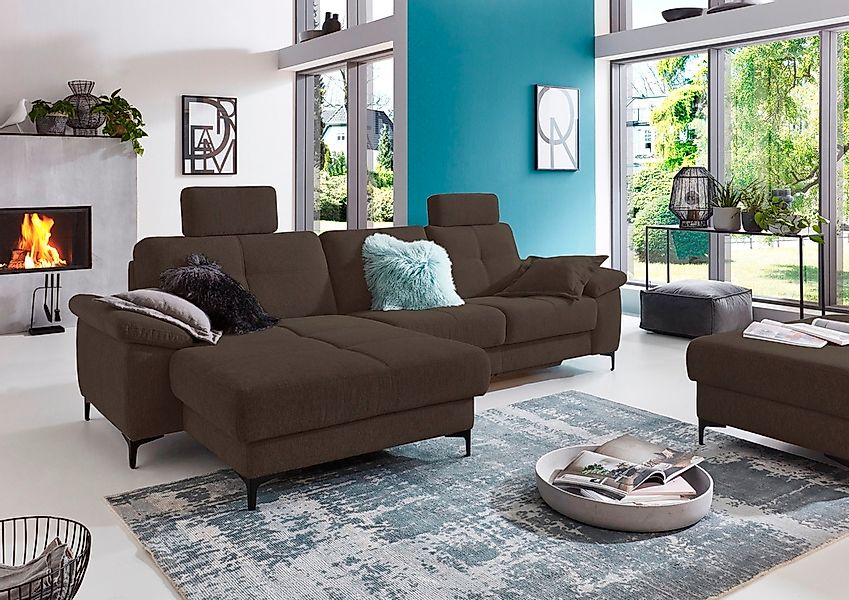 3C Carina Ecksofa »Burnaby bequem und modern, OTTOs Choice, L-Form« 2 Kopfs günstig online kaufen