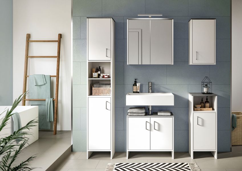 welltime Unterschrank "Lier" 1 Stk. tlg. Badmöbel, 1 Tür, Türanschlag wechs günstig online kaufen