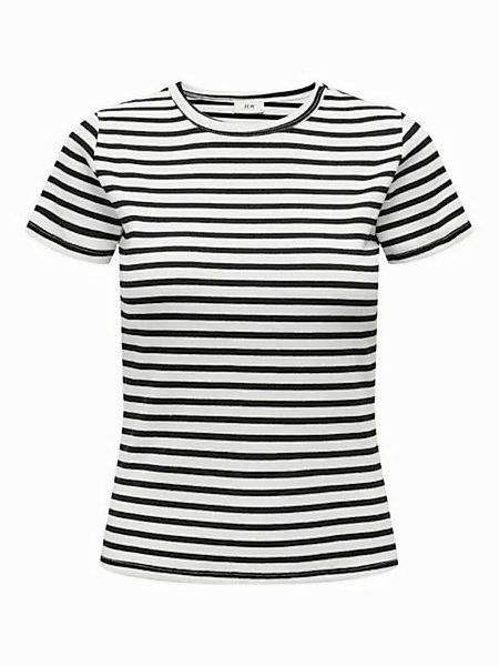 JACQUELINE de YONG T-Shirt Gestreiftes Shirt Top Basic Rundhals Oberteil JD günstig online kaufen