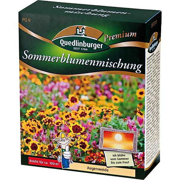 Quedlinburger Saatgut Sommerblumenmischung 100g Faltschachtel günstig online kaufen