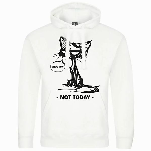 deinshirt Kapuzenpullover Herren Kapuzenpullover Katze not today Mit Print günstig online kaufen