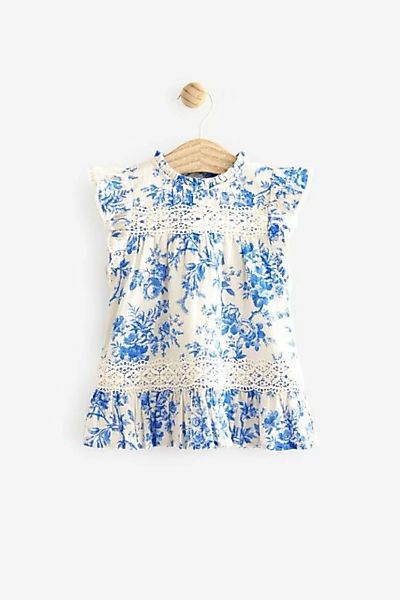 LAURA ASHLEY Volantkleid Laura Ashley Kleid mit Rüschenärmeln (1-tlg) günstig online kaufen