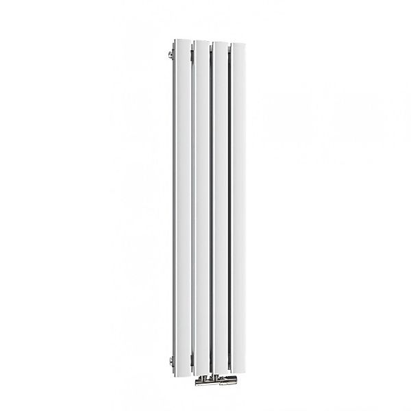 Emke Heizkörper Oval Röhrenheizkörper für Warmwasserbetrieb 24x90cm 373W We günstig online kaufen