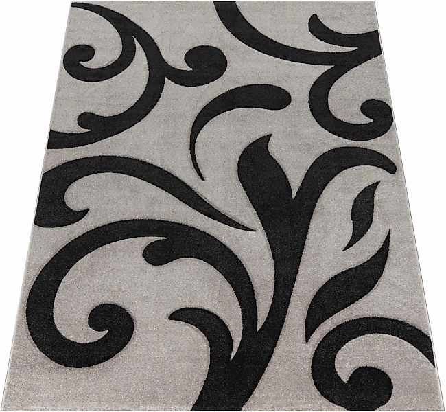 Paco Home Teppich "Diamond 761" rechteckig 18 mm Höhe Kurzflor, gewebt, 3D- günstig online kaufen