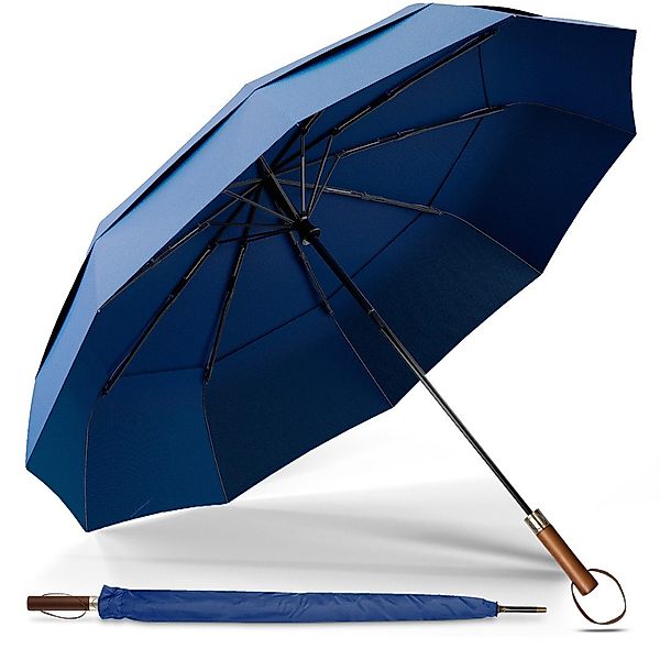 Logan & Barnes Taschenregenschirm Amsterdam, Sturmfest günstig online kaufen
