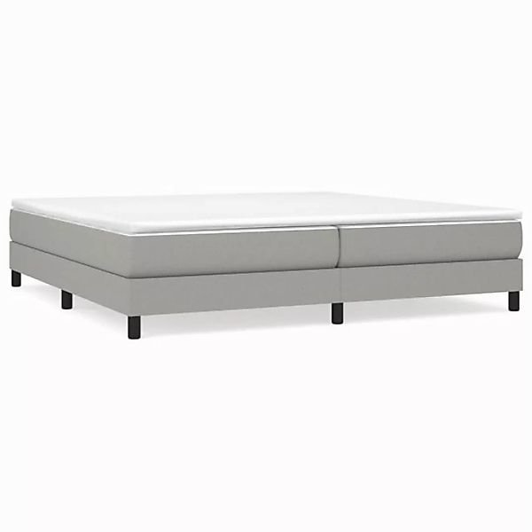 vidaXL Boxspringbett mit Matratze Schwarz 200x200 cm Stoff1398124 günstig online kaufen