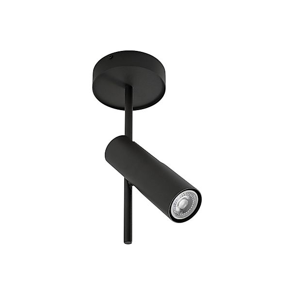 Deckenspot Leda 1, olivgrün, 1-flammig, Stahl, Höhe 34 cm günstig online kaufen