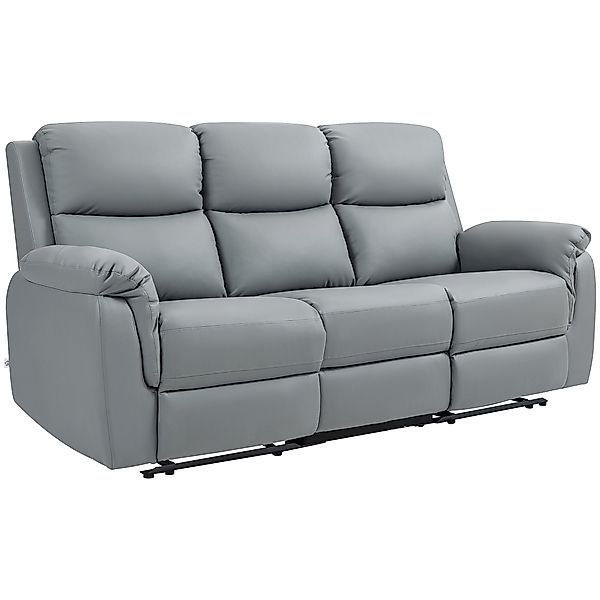 HOMCOM Fernsehsessel Relaxsessel mit Liegefunktion, 3 Sitzer Sofa TV-Sessel günstig online kaufen