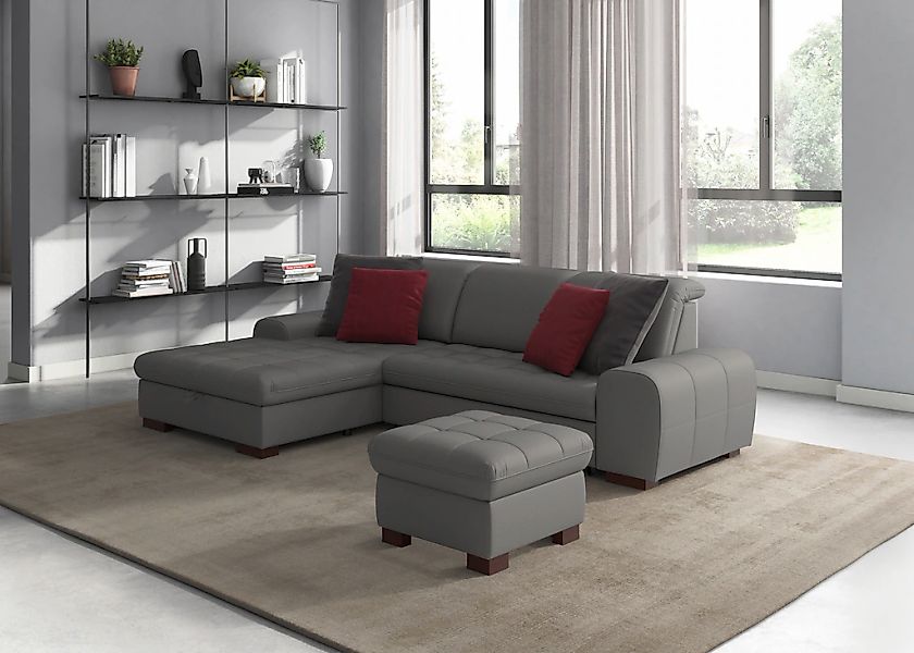 sit&more Ecksofa "Luxor L-Form" wahlweise mit Bettfunktion, Bettkasten und günstig online kaufen