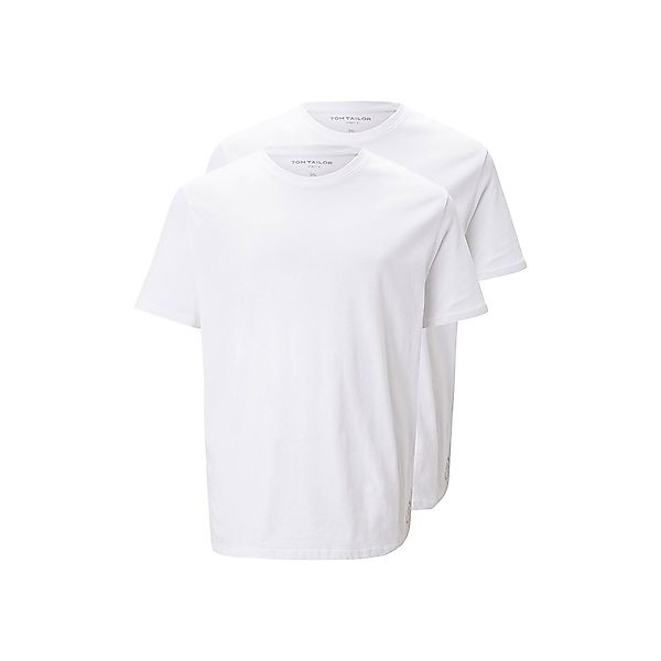 Tom Tailor Kurzarm T-shirt 3XL White / White günstig online kaufen