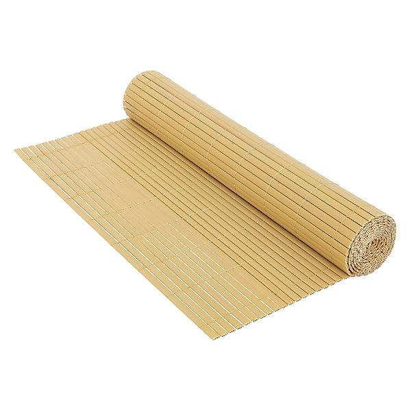 ECD Germany PVC Sichtschutzmatte 140x400cm Bambus Sichtschutzzaun UV-Bestän günstig online kaufen