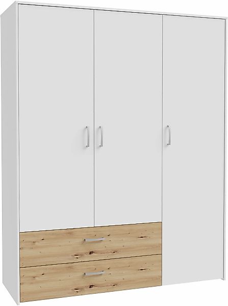 FORTE Kleiderschrank "Culgoa" Drehtürenschrank, Stauraum, 2 Schubkästen, va günstig online kaufen