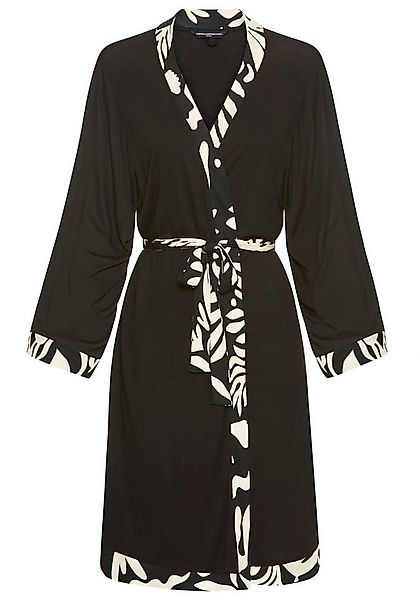 French Connection Kimono, Kurzform, Viskose, Gürtel, im zeitlosen Schwarz-W günstig online kaufen