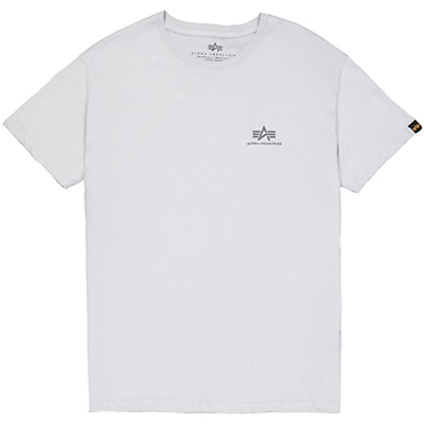 Alpha  T-Shirt Basic T Small Logo - pastel grey günstig online kaufen