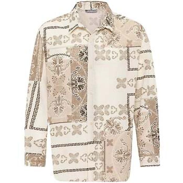 Dandalo  Hemdbluse Colin Oversize All-over Print Kent Collar Long Sleeve Sh günstig online kaufen