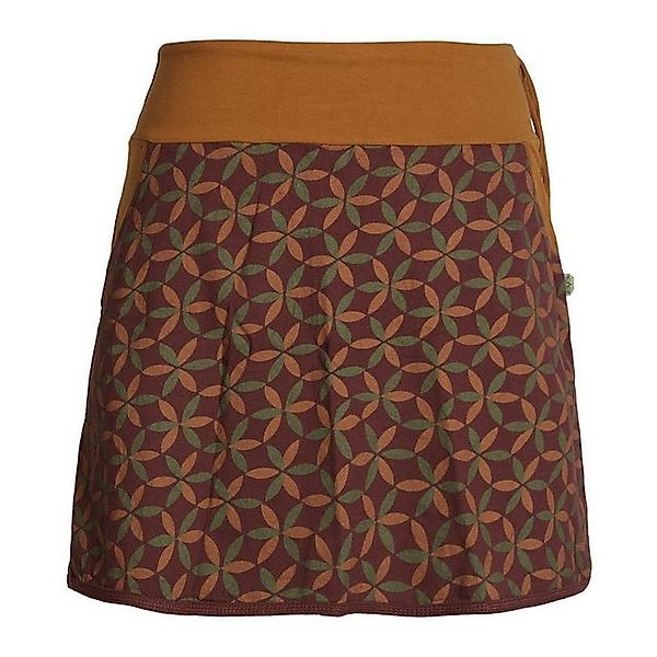 Vishes Minirock Rock 70er Jahre Retro Facetten Blumen-Druck Cacheur, Ethno, günstig online kaufen