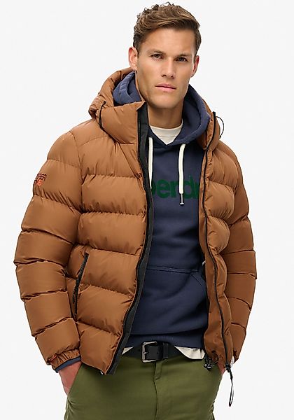 Superdry Steppjacke HOODED SPORTS PUFFER JACKET günstig online kaufen