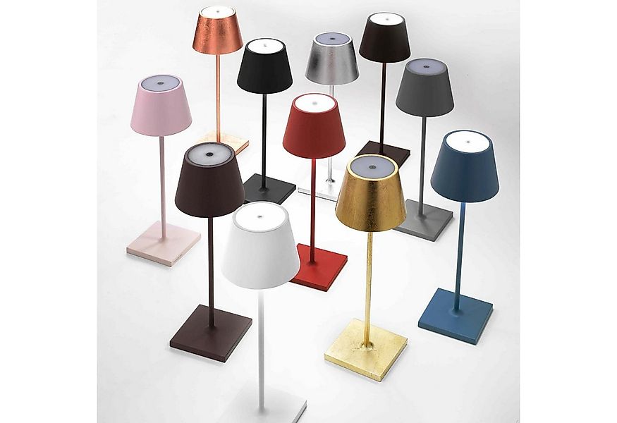 Zafferano LED Tischleuchte Poldina Pro - Kabellose, Dimmbare LED-Tischlampe günstig online kaufen