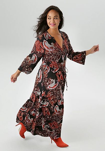 Aniston PLUS Jerseykleid, mit Paisley-Druck in satten Farben - NEUE KOLLEKT günstig online kaufen