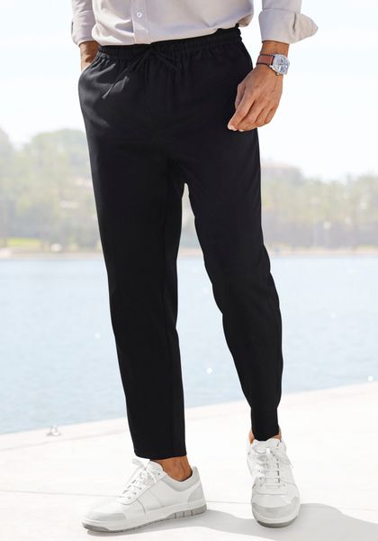 John Devin Jogger Pants "Jogg Pants" Umschlag am Beinabschluss, aus elastis günstig online kaufen