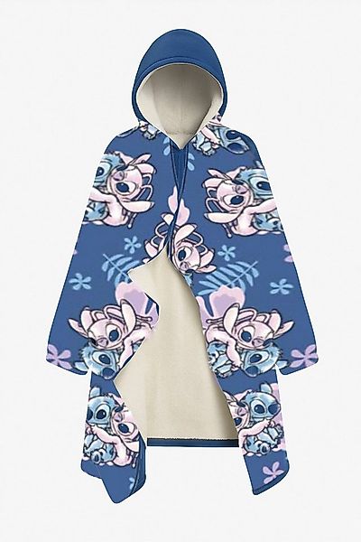 Wohndecke Lilo & Stitch Weiche Fleecedecke 120x150 cm für Kinder & Erwachse günstig online kaufen