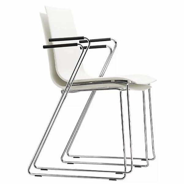 THONET S 243 Stahlrohrstuhl | Eiche schwarz gebeizt | Gestell tiefschwarz günstig online kaufen