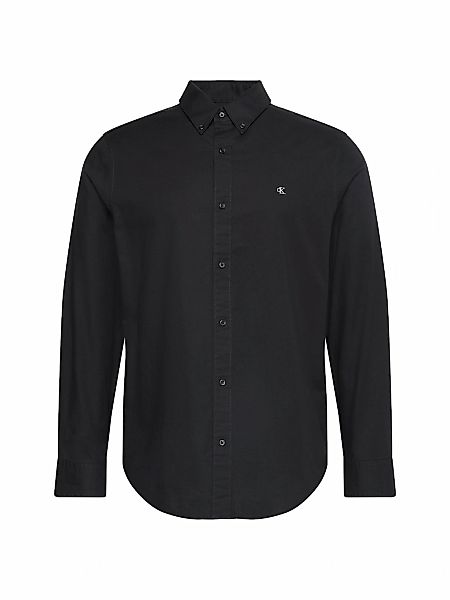 Calvin Klein Jeans Langarmhemd "LS SOLID OXFORD CLASSIC SHIRT" Mit Rundhals günstig online kaufen