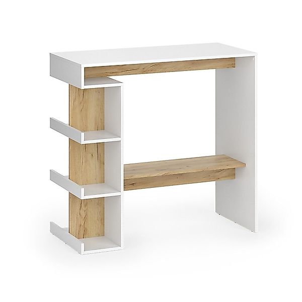 Vicco Bartisch Dana, Weiß/Goldkraft Eiche/Goldkraft Eiche, günstig online kaufen