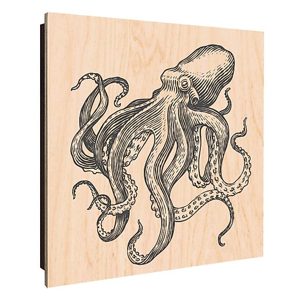 Banjado Großer Schlüsselkasten Holz 30x30cm Schwarz Scharnier Links 50 Hake günstig online kaufen