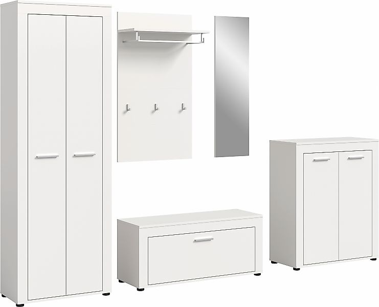 INOSIGN Garderoben-Set "Aosta", (Set, 5 St.), Aosta, Höhe 191 cm, Garderobe günstig online kaufen